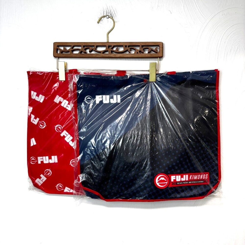 FUJI Kimonos Tote Bag Lot of 2 Red Navy BJJ Gear Shopping Bags New Sealed Set